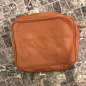 Cognac Quince Leather Pouch